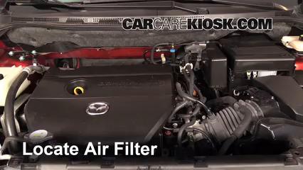 2013 Mazda 5 Sport 2.5L 4 Cyl. Filtro de aire (motor) Control